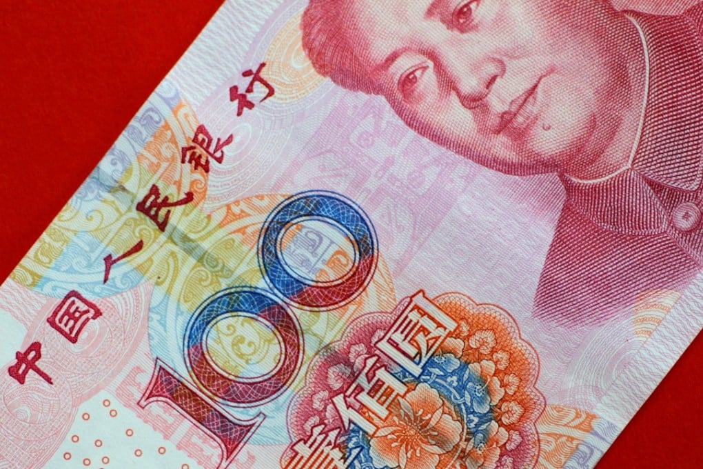 China’s yuan currency strengthened on Wednesday on expectations of a good outlook for the country’s economy. Photo: Reuters