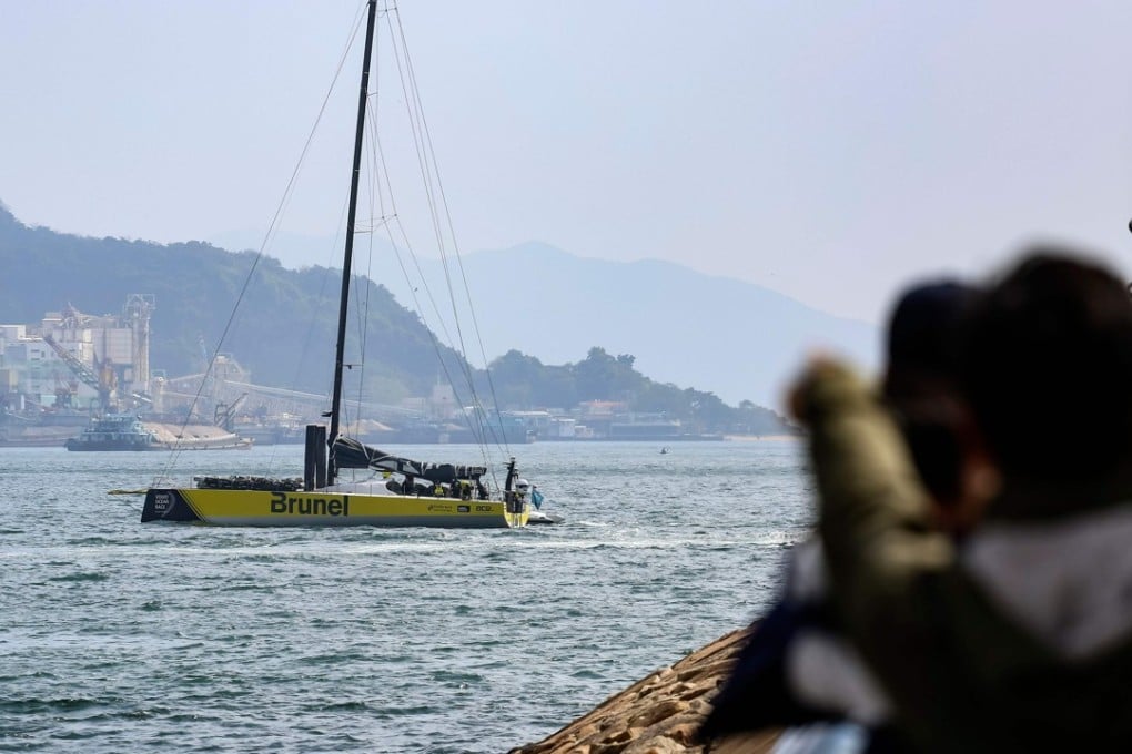 Injured Team Brunel sailor Annie Lush had to sit out the fourth leg of the Volvo Ocean Race, which finished in Hong Kong. Photo: AFP
