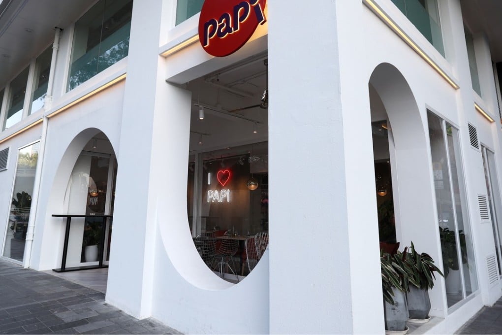 Exterior of Papi in Causeway Bay. Photo: Nora Tam