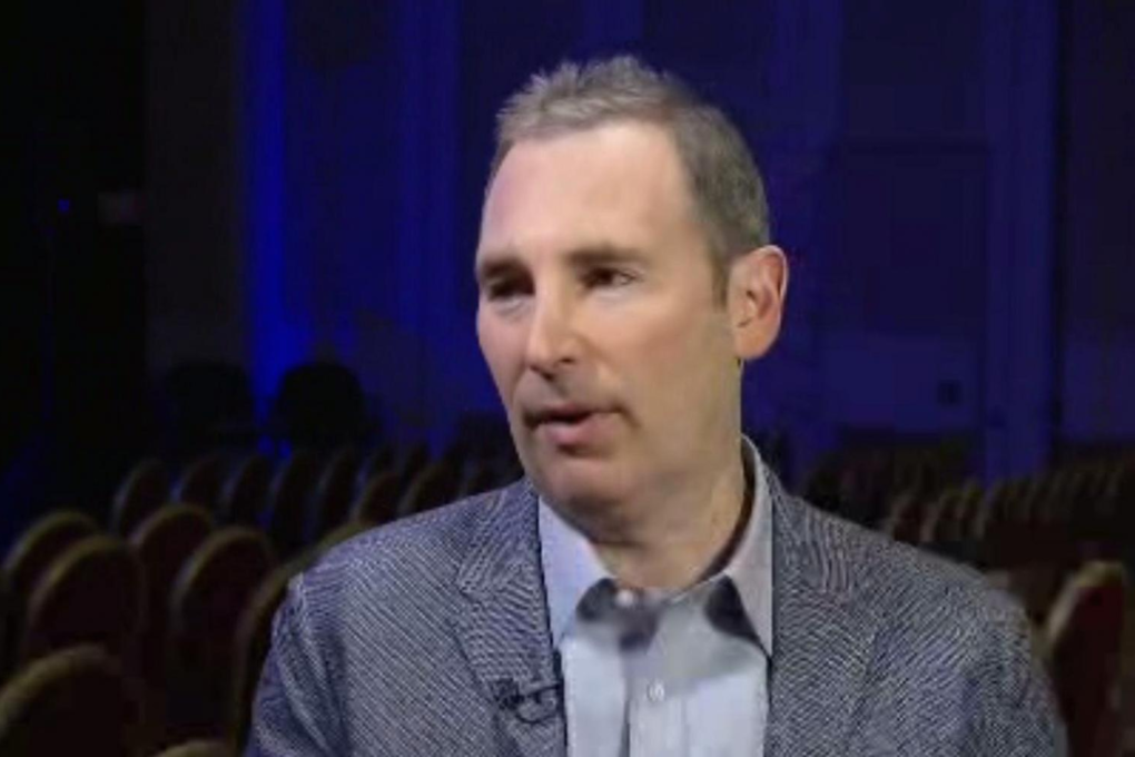 Amazon Web Services CEO Andy Jassy in an interview with CNBC's Jon Fortt at the 2017 AWS re:Invent conference in Las Vegas. Photo: CNBC