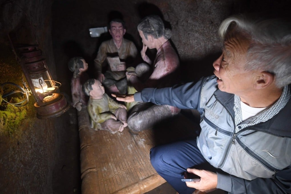 Nguyen Tri Phuong was among 250 local people involved in digging the Vinh Moc tunnel network. Photo: AFP