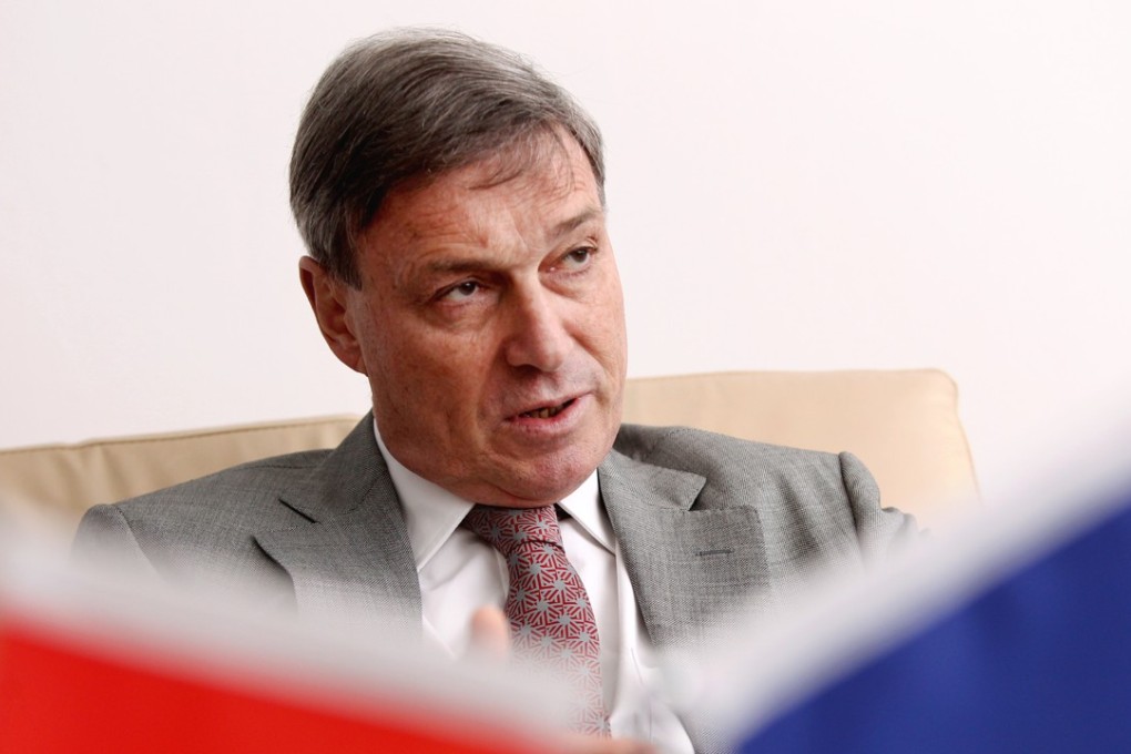 EU ambassador to China Hans Dietmar Schweisgut says the EU fully supports Sweden’s efforts to resolve the Gui Minhai case with China. Photo: Simon Song