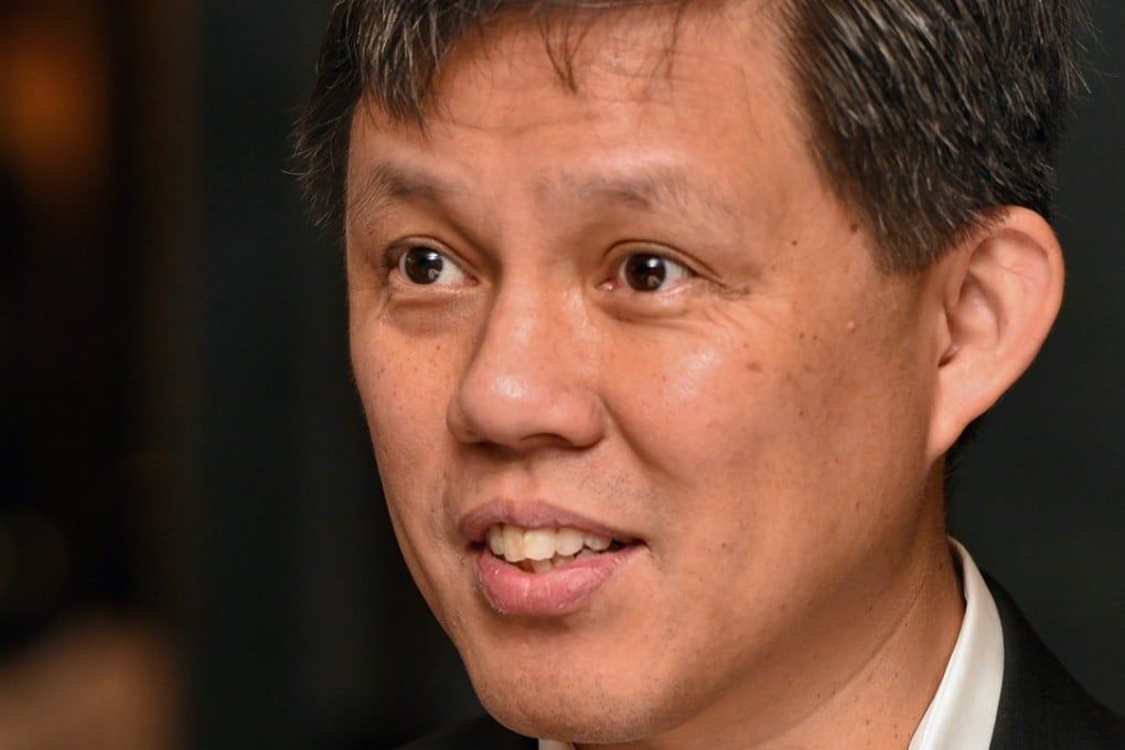 Chan Chun Sing, a minister in the Singaporean prime minister's office, praised China’s Belt and Road Initiative and said it could fuel global growth if it wins the world’s trust. Photo: AFP