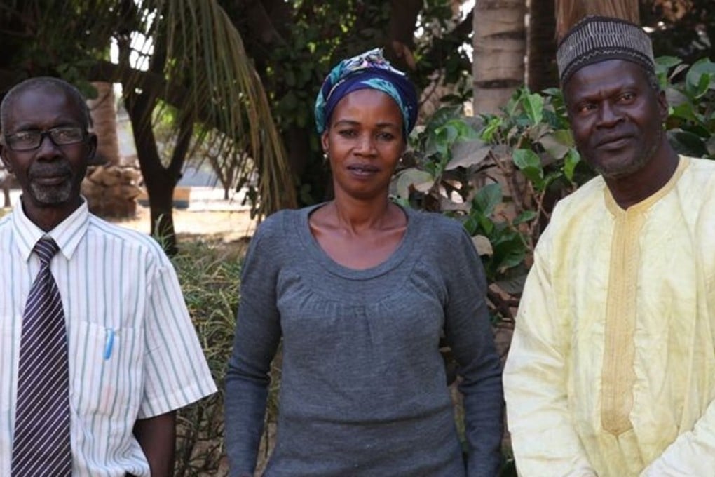 Survivors of Yahya Jammeh’s Aids treatment programme, Lamin Ceesay, Fatou Jatta and Ousman Sowe. Photo: Thomson Reuters Foundations