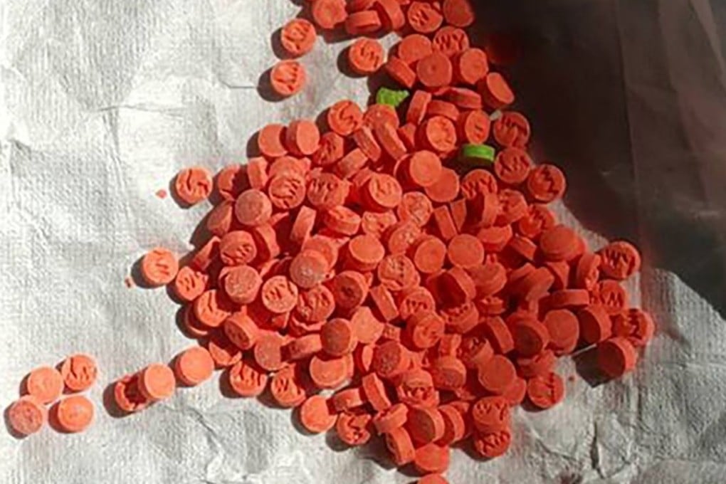 Meth pills seized by Thai authorities. Photo: AFP