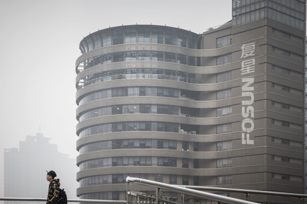 Fosun International shifted focus towards China’s domestic market in its latest acquisition, paying HK$6.6 billion (US$844 million) to buy Asahi Group Holdings’ stake in Tsingtao Brewery in December 2017. Fosun, one of China’s biggest buyers of overseas assets, maintains its corporate headquarter in Shanghai. Photo: Bloomberg
