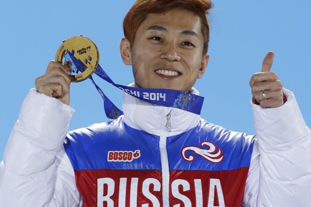 The Russian Olympic Committee says Viktor Ahn, a six-time Olympic gold medallist, is among several top Russian athletes barred from the upcoming Pyeongchang Winter Olympics amid the country’s ongoing doping scandal. Photo: AP