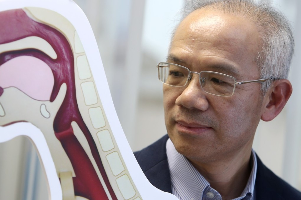 Speech therapist Joshua Mak says more awareness is needed on the condition. Photo: Winson Wong