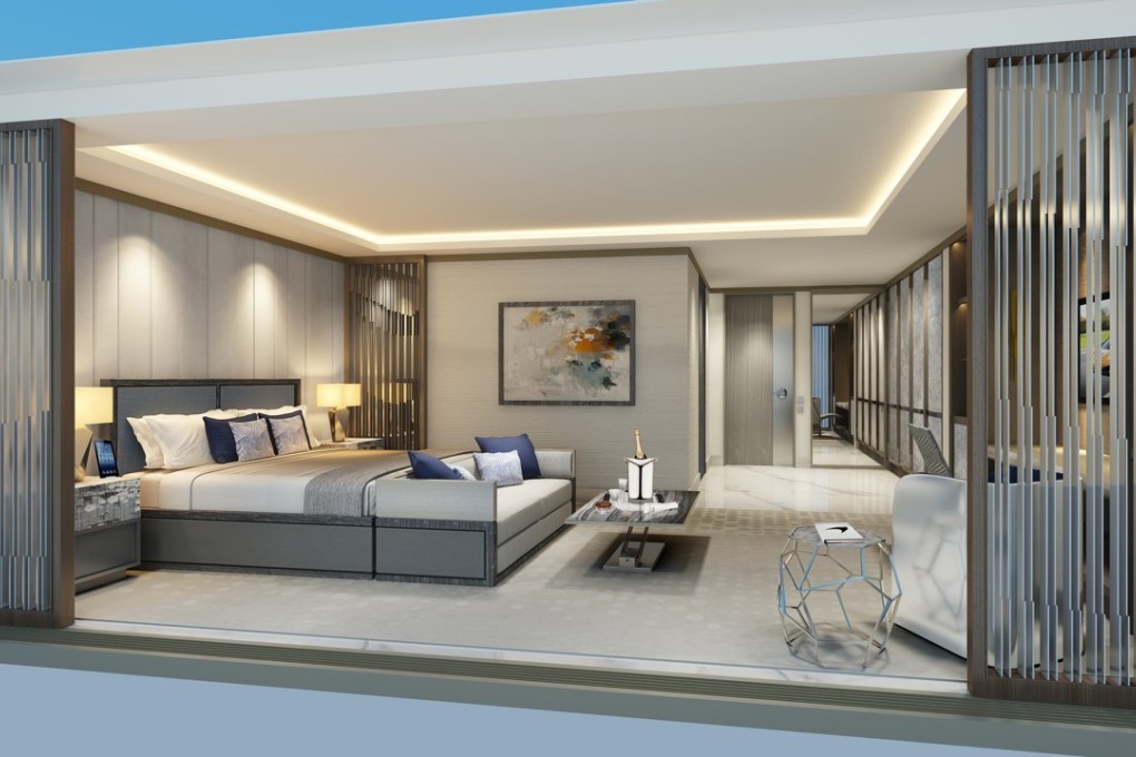 A room at the Cachet Boutique Zhejiang Circuit, in Hangzhou, designed by Katharine Pooley.