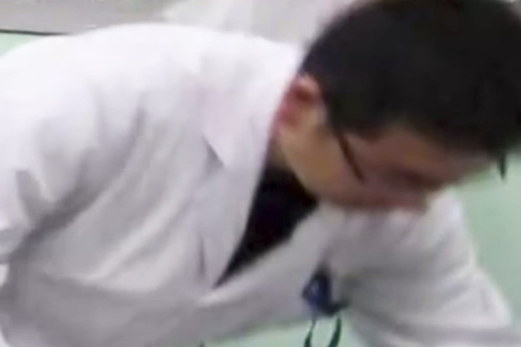 Guo Qingyuan, 43, leaves behind two young children and his wife, who is also a doctor. Photo: Wxn.qq.com