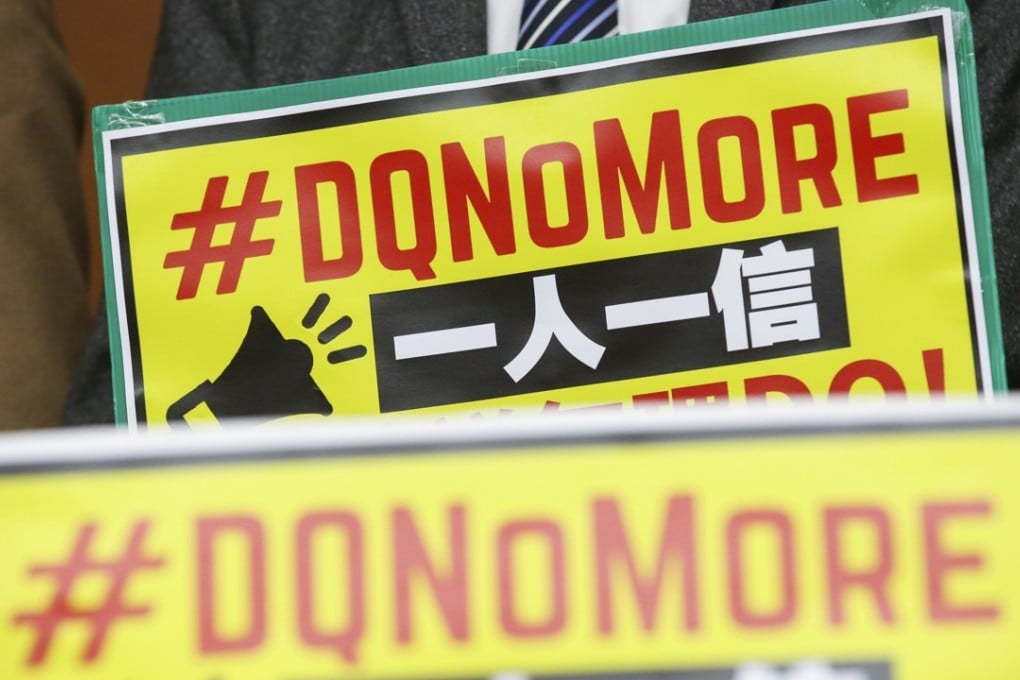 The camp hope to capitalise on public outrage over the banning of pro-democracy activist Agnes Chow Ting from running in the coming Legislative Council by-election. Photo: Handout