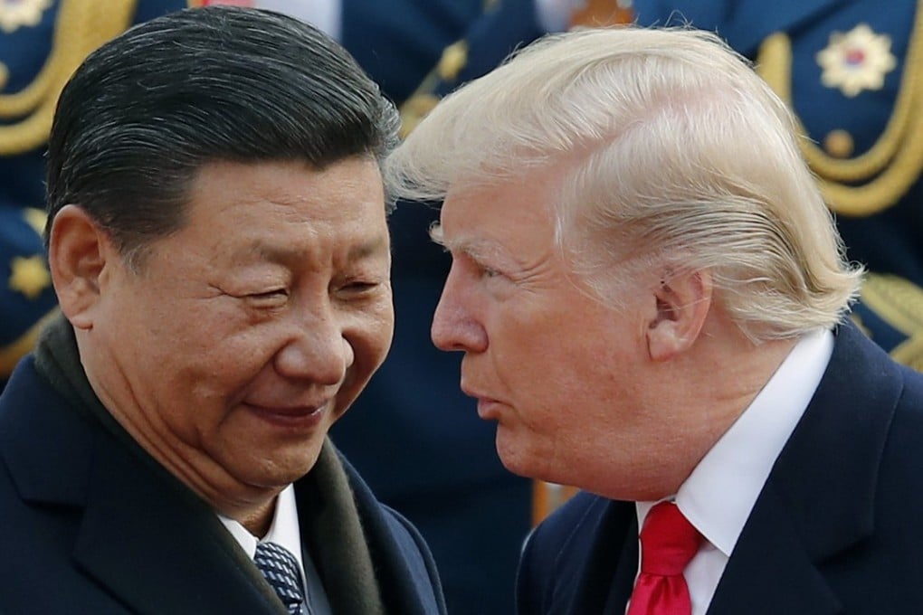 President Xi Jinping welcomes US President Donald Trump to the Great Hall of the People in Beijing in November. Photo: AP