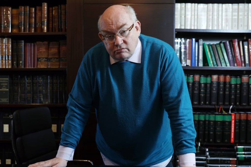 Newly elected Hong Kong Bar Association Chairman Senior Counsel Philip Dykes. Photo: Sam Tsang