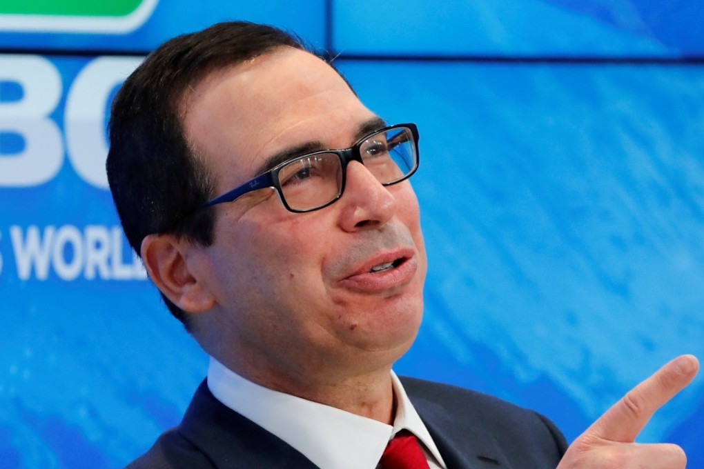 Steven Mnuchin, US Secretary of the Treasury, said at the World Economic Forum in Davos, Switzerland last week that he does not concern himself thinking about dollar weakness over the short term. His remarks helped to send the dollar lower against major currencies. Photo: Reuters