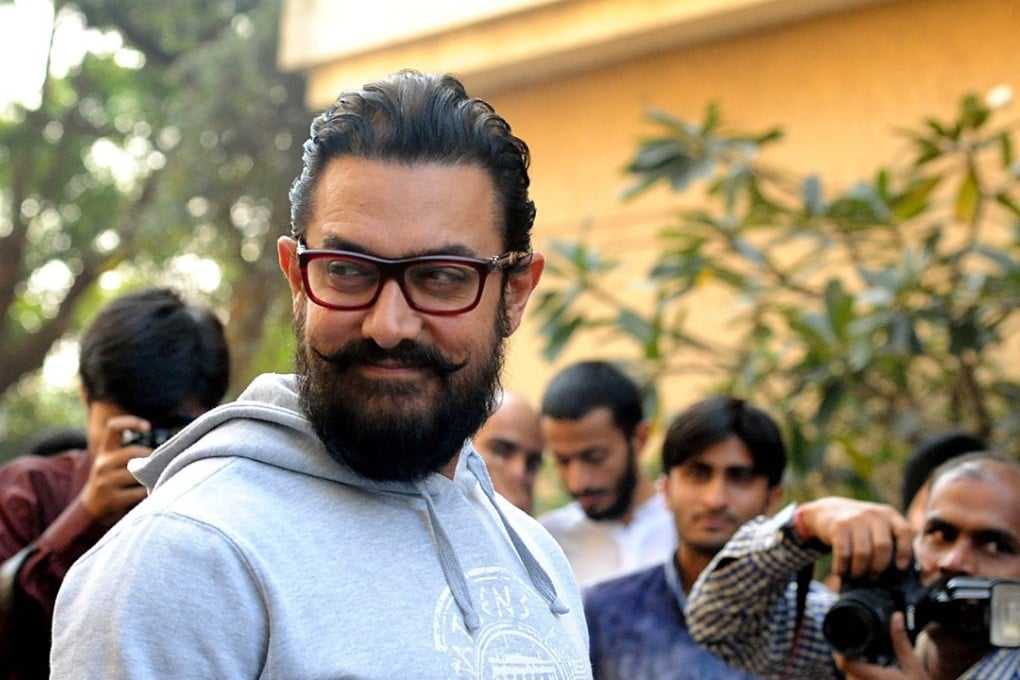 Bollywood actor Aamir Khan poses during the trailer launch for Secret Superstar. Photo: AFP