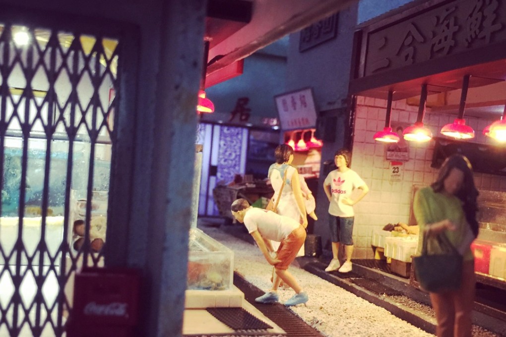 Sunset in Lei Yue Mun is captured in miniature by artists Tim Ho and Ian Choi. Photo: Handout