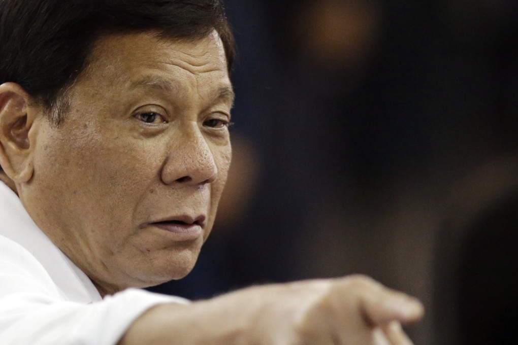 Philippine President Rodrigo Duterte has suspended the country’s anti-graft deputy ombudsman, Melchor Arthur Carandang. Photo: AP