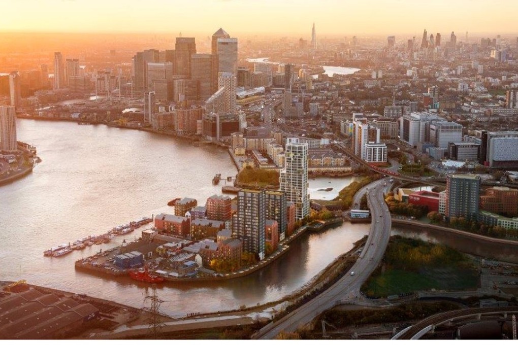 UK agents say luxury units lining the River Thames have failed to sell. Photo: SCMP handout