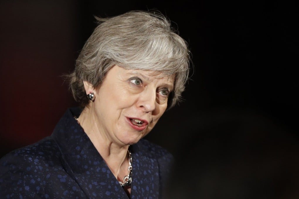 Britain’s Prime Minister Theresa May is set to arrive in China on Wednesday. Photo: AFP