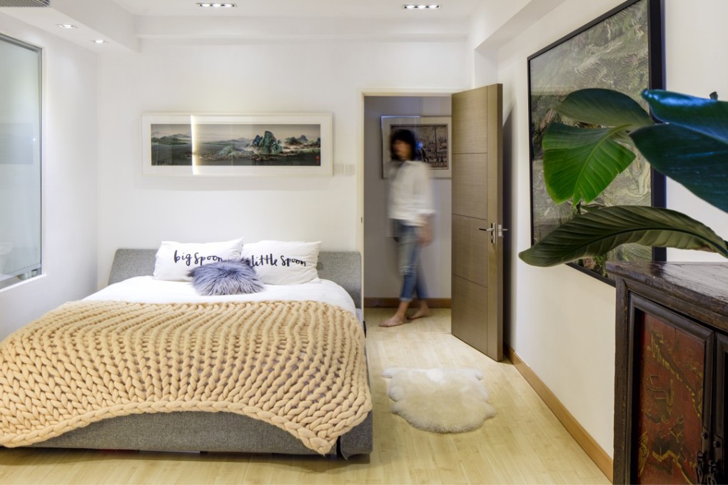 Hong Kong-based model Angie Ng Chin Li’s flat in Tai Hang. Styling: Christie Simpson. Photography and video: John Butlin. Photo assistant: Timothy Tsang