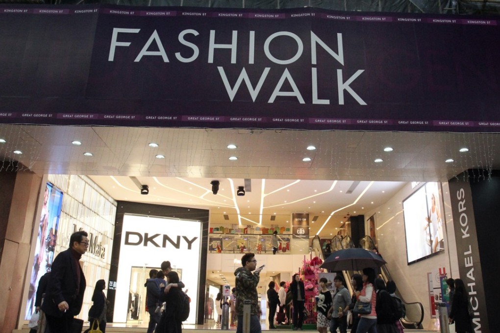 Fashion Walk in Causeway Bay, developed by Hang Lung Properties. Photo: May Tse