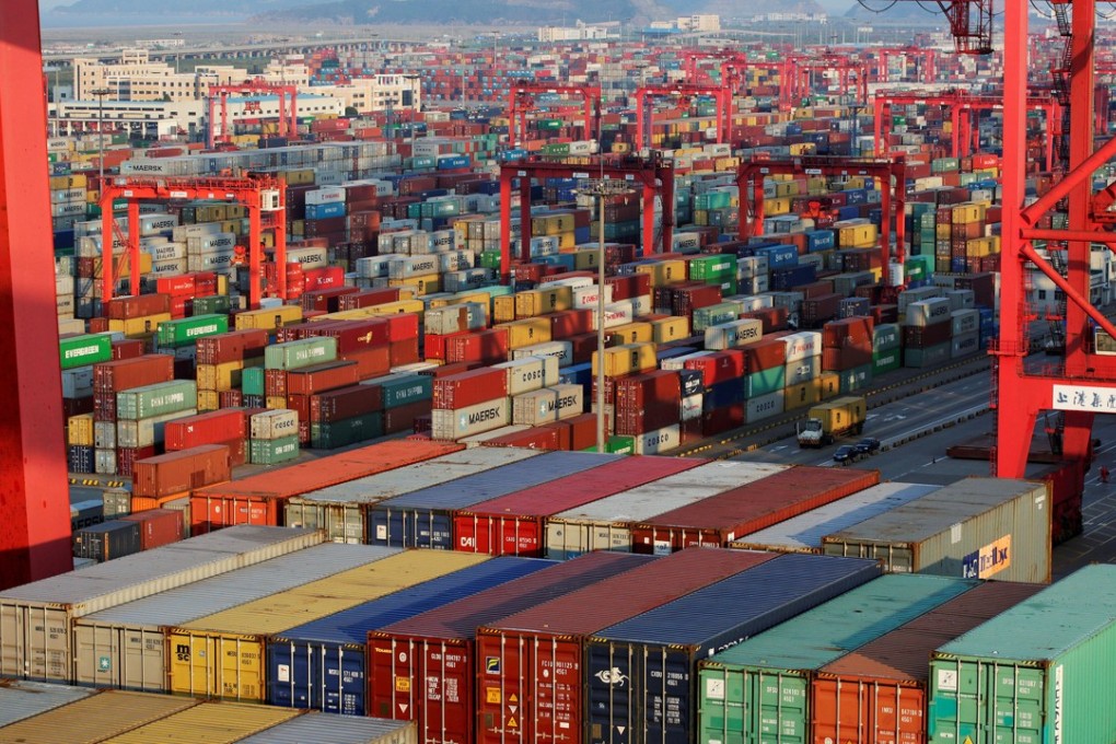 Containers at the Shanghai free-trade zone. The city plans to expand the zone into a free-trade port along the lines of Hong Kong and Singapore. Photo: Reuters