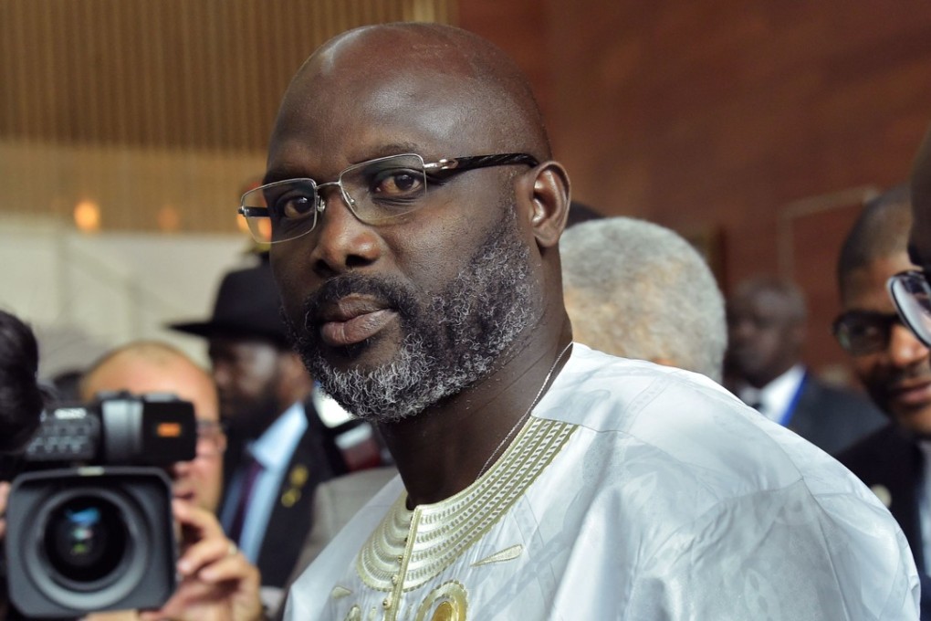 Liberian President George Weah attends the opening of the Ordinary Session of the Assembly of Heads of State and Government during the 30th annual African Union summit in Addis Ababa on Sunday. Photo: Agence France-Presse
