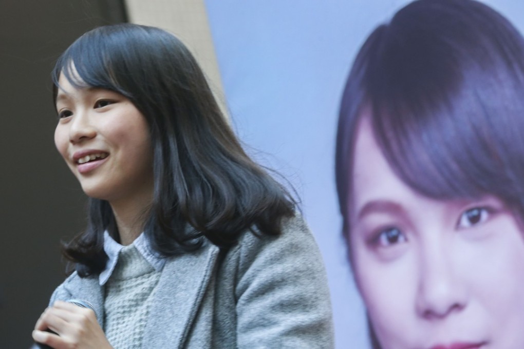 Despite her fresh-faced looks, Agnes Chow is no political greenhorn. Photo: David Wong