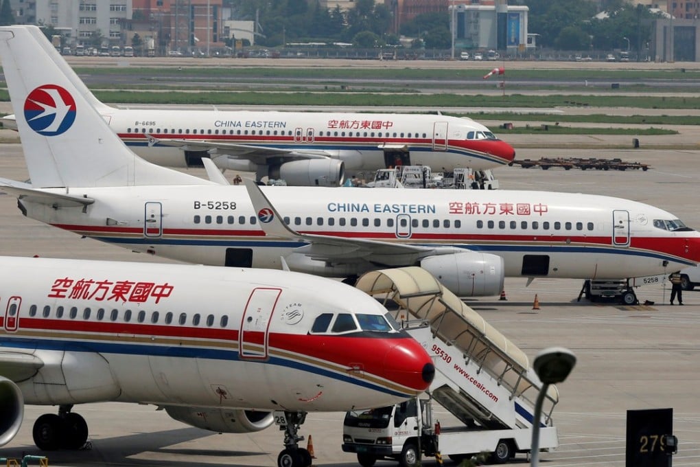 Taiwan withheld approval of routine applications from China Eastern and Xiamen Airlines to add Lunar New Year flights because of the dispute over air routes. Photo: Reuters