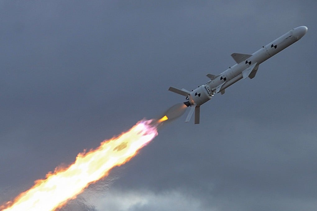 This is reportedly the Ukraine-built missile that was tested successfully this week. Kiev has not confirmed the name of the missile, but others have reported it as being a Neptune model. Photo: Ukraine's Defense and Security Council via Kyiv Post