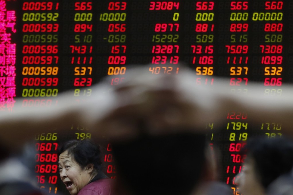 The Shanghai Composite Index slid 0.97 per cent, or 33.85 points, to 3,446.98 on Thursday. Photo: AP