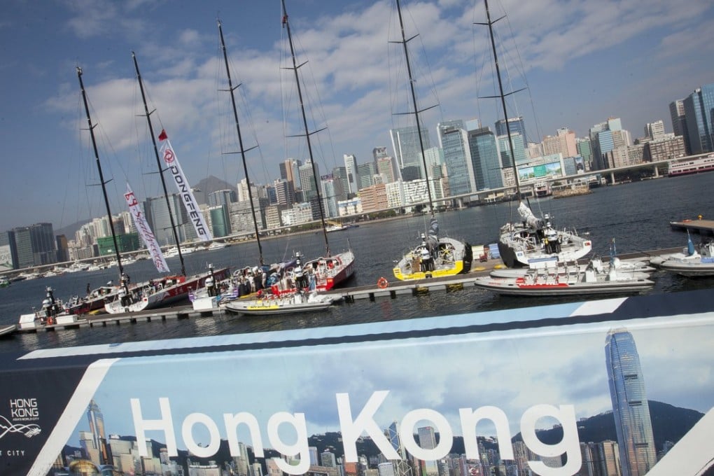 The Volvo Village and the mooring in Hong Kong on the latest leg of the Volvo Ocean Race has been hailed as a success by everyone involved, but will the fleet be back? Photo: EPA