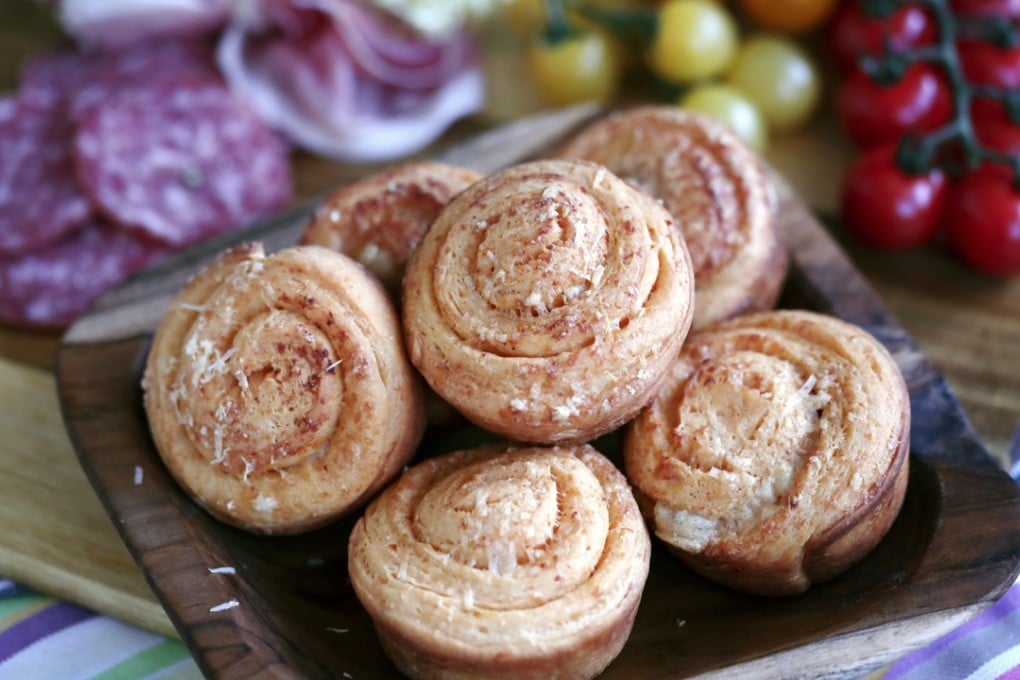 Susan Jung’s piment d’esplette butter and aged comte cheese rolls. Photography: Jonathan Wong. Styling: Nellie Ming Lee