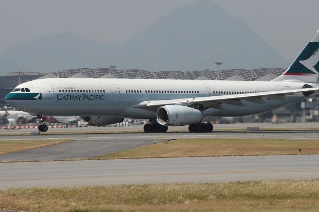 The affected aircraft was a twin-engined Airbus A330. Photo: Nora Tam