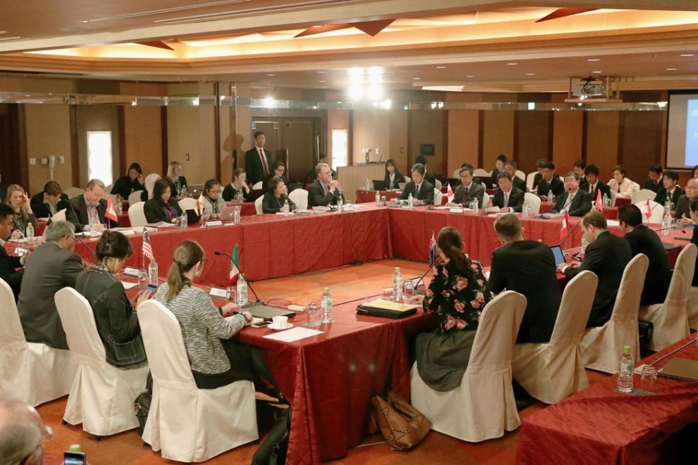 Trans-Pacific Partnership talks in Tokyo. Photo: Kyodo