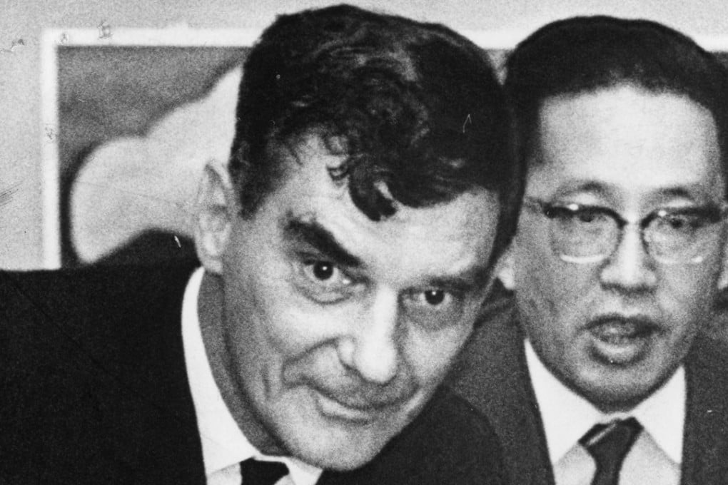 Michael Wright (left) in September 1967. Picture: SCMP
