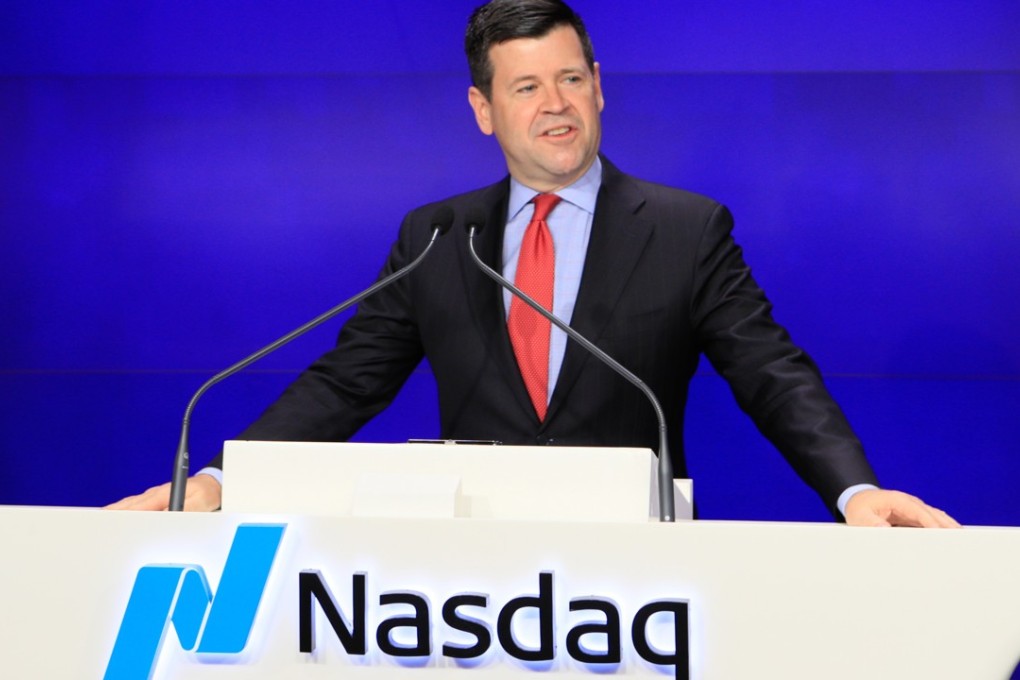More Chinese companies are expected to go public in the US this year, according to Nasdaq’s Bob McCooey. Photo: Handout