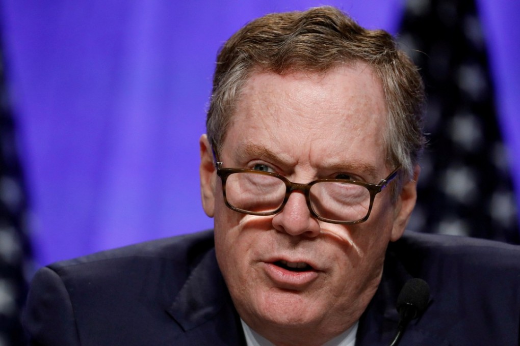 US Trade Representative Robert Lighthizer lashed out at China’s economic model in September, saying it was an unprecedented threat to the world trading system. Photo: Reuters