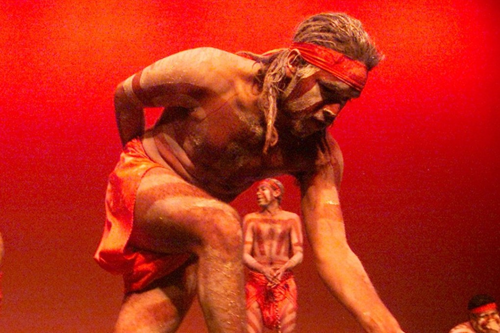 Aboriginal peformers, dressed in traditional bodypaint, peform a welcoming ceremony. Photo: Reuters