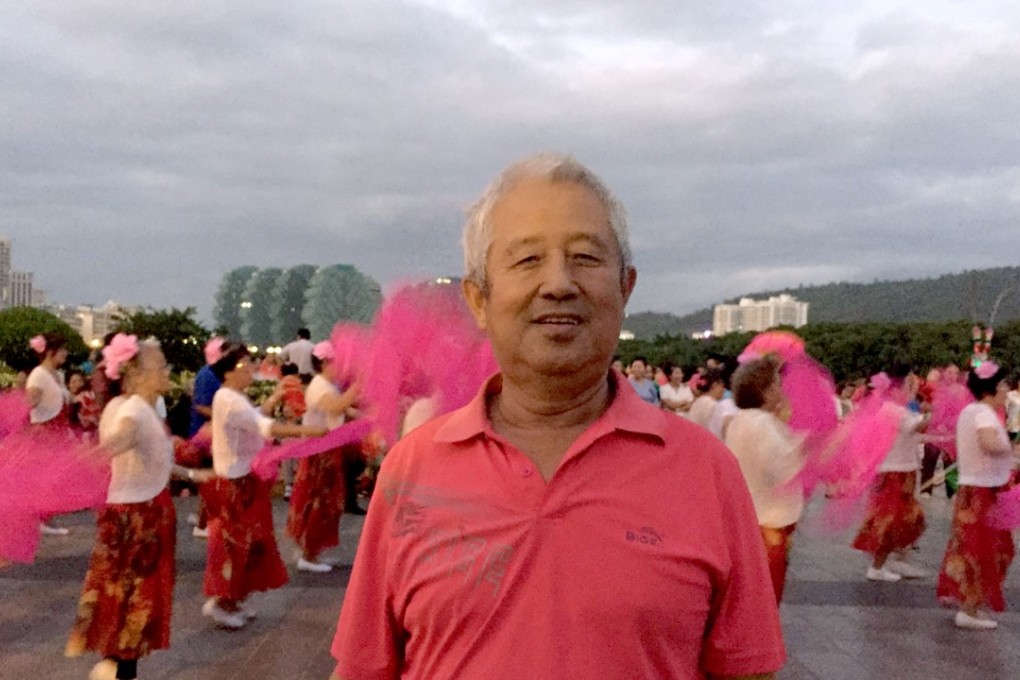 Yu Lingqi, 71, has been spending the winter months at his flat in Sanya for 12 years. Photo: Alice Yan
