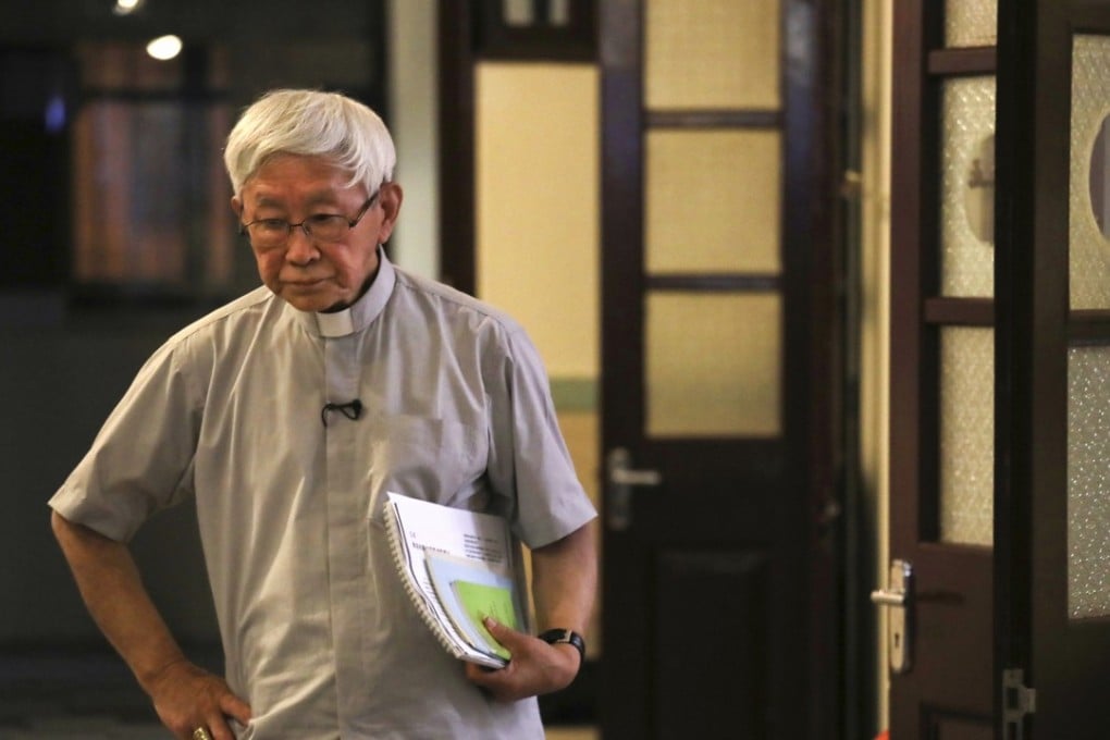 Cardinal Joseph Zen Ze-kiun at Salesian House of Studies in Chai Wan. Photo: Nora Tam
