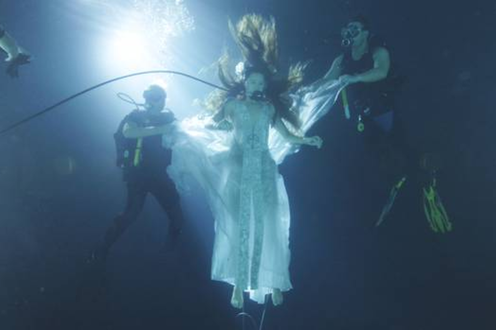 Auckland based company Kumeu Film Studios has created a chlorine-free underwater dive tank. US drama "The Shannara Chronicles" has already filmed a scene using the tank. Photo: Supplied