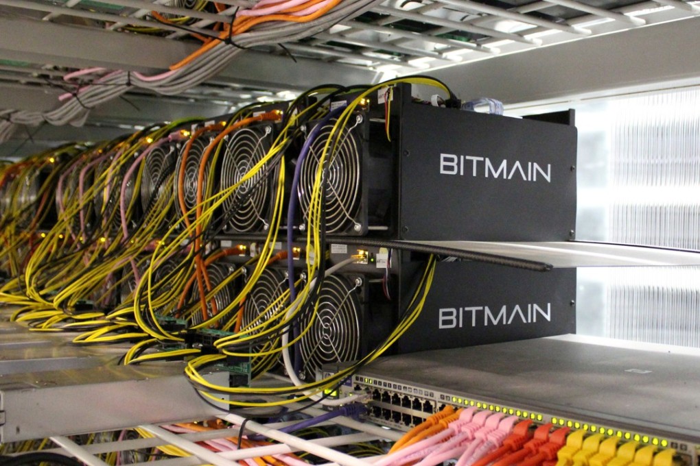 Bitcoin mining computers are pictured in Bitmain's mining farm near Keflavik, Iceland, in 2016. Photo: Reuters