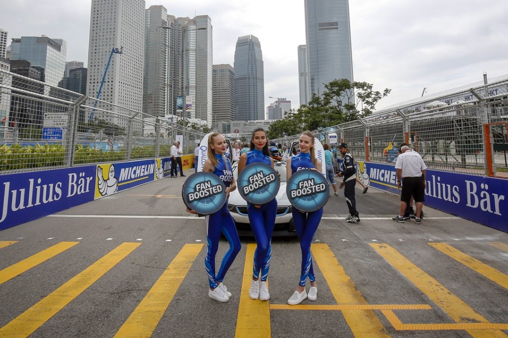 Grid girls at the 2016 Hong Kong E-Prix. Photo: Adam Warner/Formula E/LAT