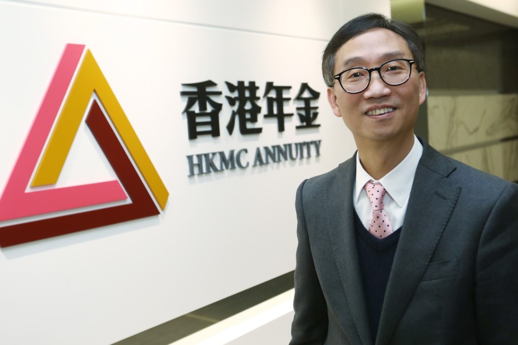 Edmond Lau, CEO of HKMC Annuity, the government-backed entity which will run the planned annuity scheme for retirees. Photo: Nora Tam