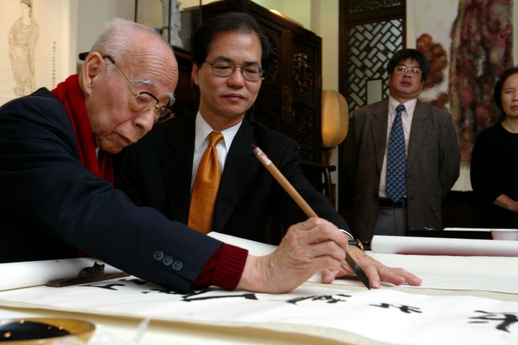 Jao Tsung-i (left) was a prolific writer, painter and calligrapher. Photo: Dustin Shum