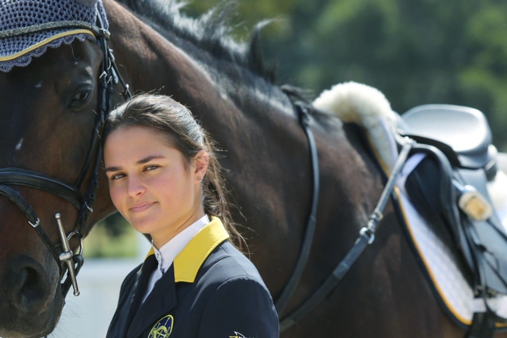 Clarissa Lyra and horse Catokia 2 ahead of the Longines Masters of Hong Kong. Photo: Xiaomei Chen