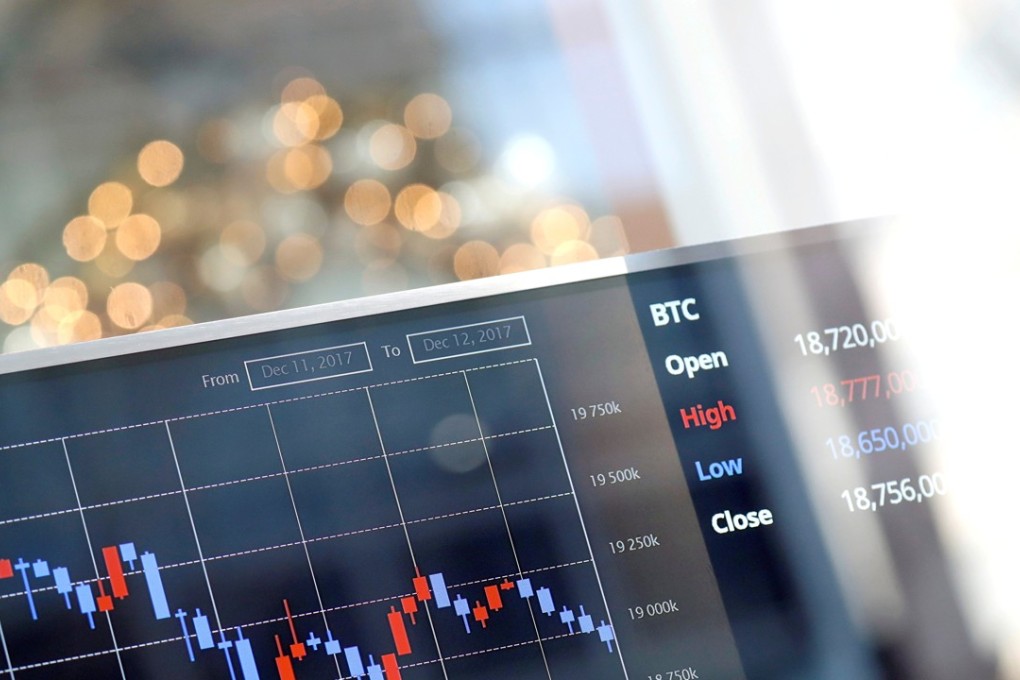 An electric board showing exchange rate between the South Korean Won and bitcoin at a cryptocurrencies exchange in Seoul on December 13, 2017. Photo: Reuters