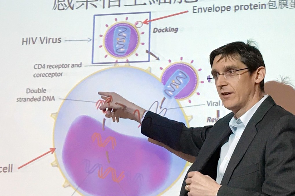Matthew McKay explains the team’s findings. Photo: Naomi Ng