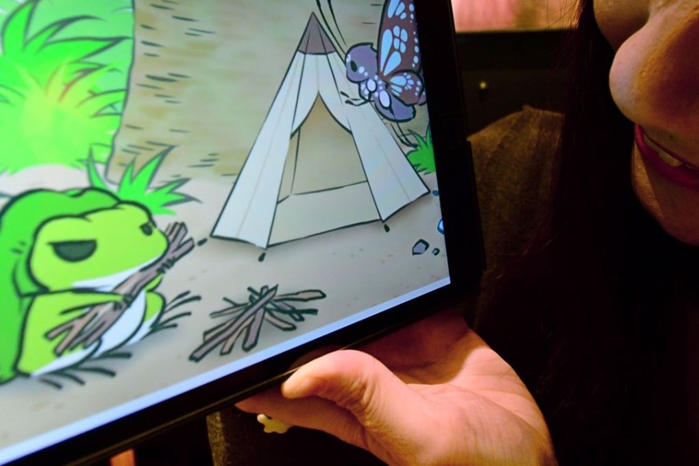 ‘Travel Frog’ is popular in Hong Kong and on the mainland. Photo: Kyodo